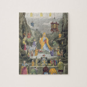 Puzzle Pedazo en "YUN el templo de Stzoo Stzee", tintín