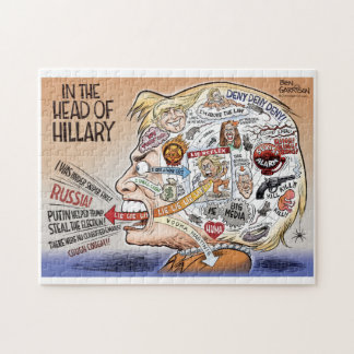 Puzzle Pedazos de Hillary Clinton de su mente