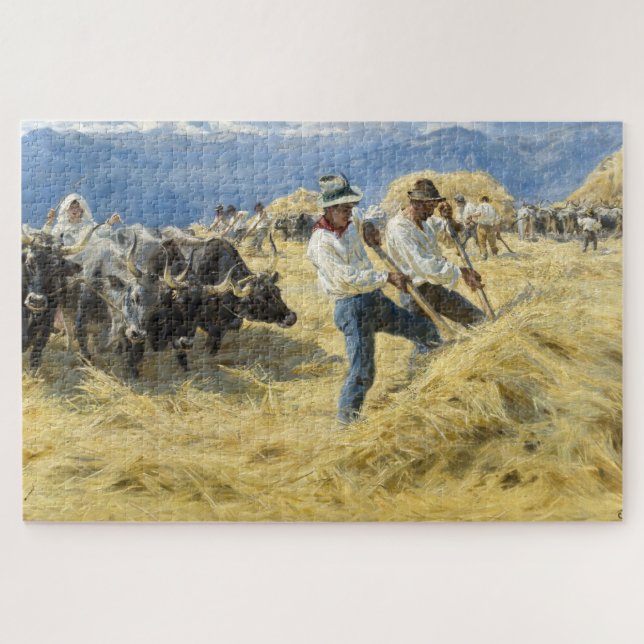 Puzzle Peder Severin Kroyer - Amenazas en los Abruzos (Horizontal)