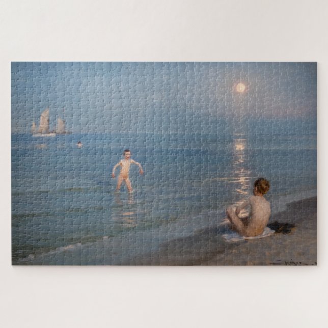 Puzzle Peder Severin Kroyer - Niños bañándose en Skagen (Horizontal)
