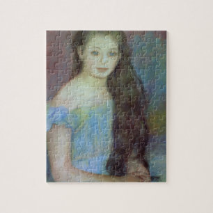 Puzzle Pedro una chica joven de Renoir el con los ojos
