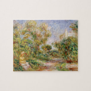 Puzzle Pedro una mujer de Renoir el en un paisaje