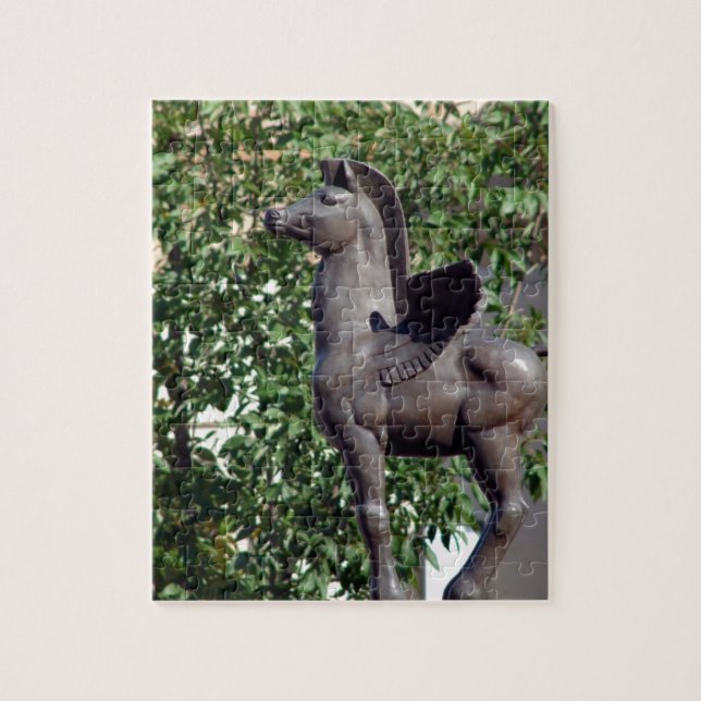 Puzzle Pegasus en la plaza (Vertical)