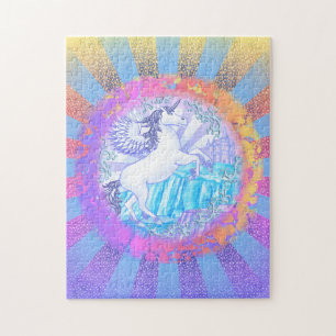 Puzzle Pegasus montaña de cristal