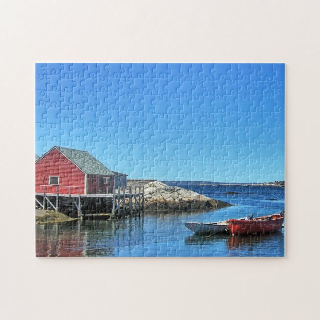 Puzzle Peggy's Cove Nova Scotia. (Horizontal)
