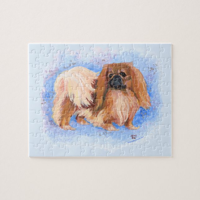 Puzzle Pekingés True Blue (Horizontal)
