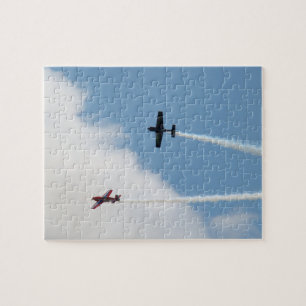 Puzzle Pelea en avión de avión de ala fija de Airshow