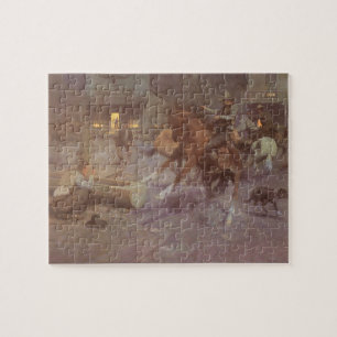 Puzzle Pelea en el Roundup Saloon de Bill Gollings