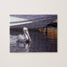 Puzzle Pelican en el agua