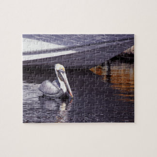 Puzzle Pelican en el agua