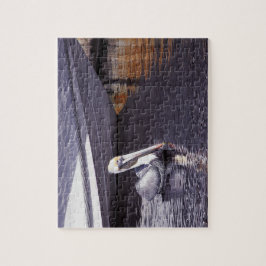 Puzzle Pelican en el agua