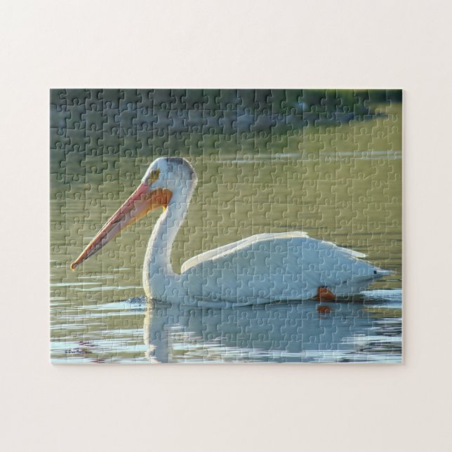 Puzzle Pelícano Blanco B4 (Horizontal)