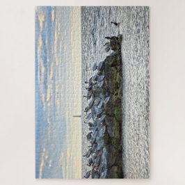 Puzzle "Pelicans and Lighthouse, Dauphin Island, AL