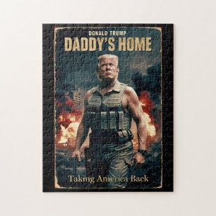 Puzzle Película de Navidades divertidos de Donald Trump D