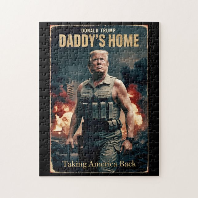 Puzzle Película de Navidades divertidos de Donald Trump D (Vertical)