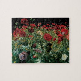 Puzzle Películas de John Singer Sargent, Flores de época