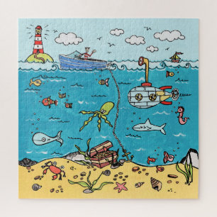 Puzzle Peligro Bajo El Mar