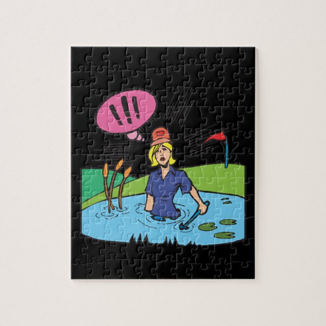 Puzzle Peligro del agua (Vertical)