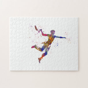 Puzzle Pelota vasca en acuarela