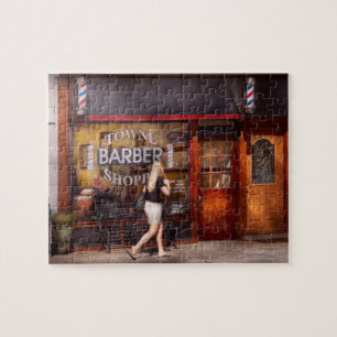 Puzzle Peluquero - barbería - hora para un corte de pelo