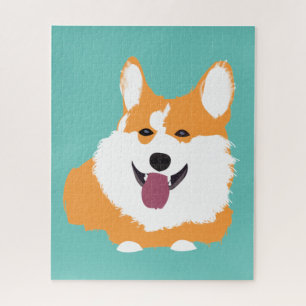 Puzzle Pembroke Welsh Corgi Dog Mascota Animal