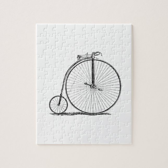 Puzzle Penny Farthing (Vertical)