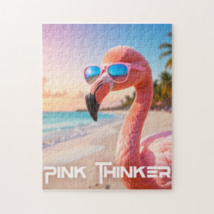 Puzzle PENSADOR ROSA Flamenco Rosa
