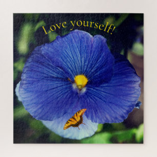 Puzzle pensamiento azul viola