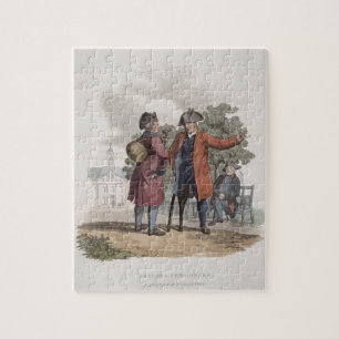 Puzzle Pensionistas de Chelsea, caballería e infantería