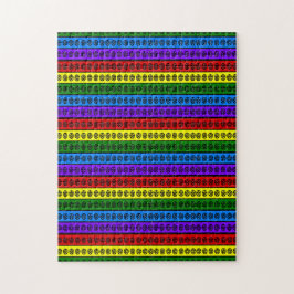 Puzzle Pentáculos paganos arcoiris