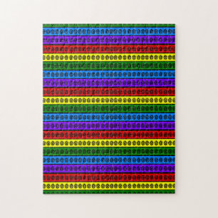 Puzzle Pentáculos paganos arcoiris