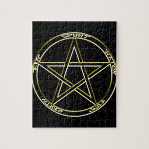 Puzzle Pentagram de la tierra, del aire y del fuego