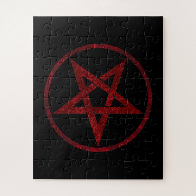 Puzzle Pentagram del diablo Rojo (Vertical)