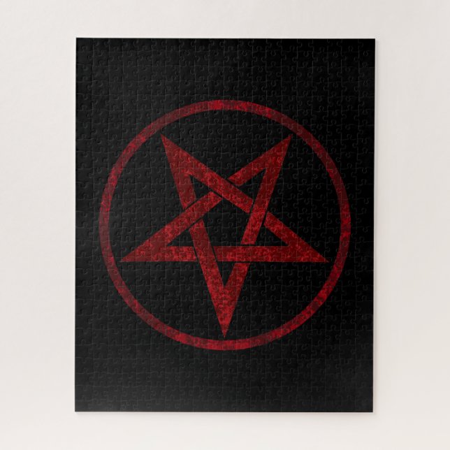 Puzzle Pentagram del diablo Rojo (Vertical)
