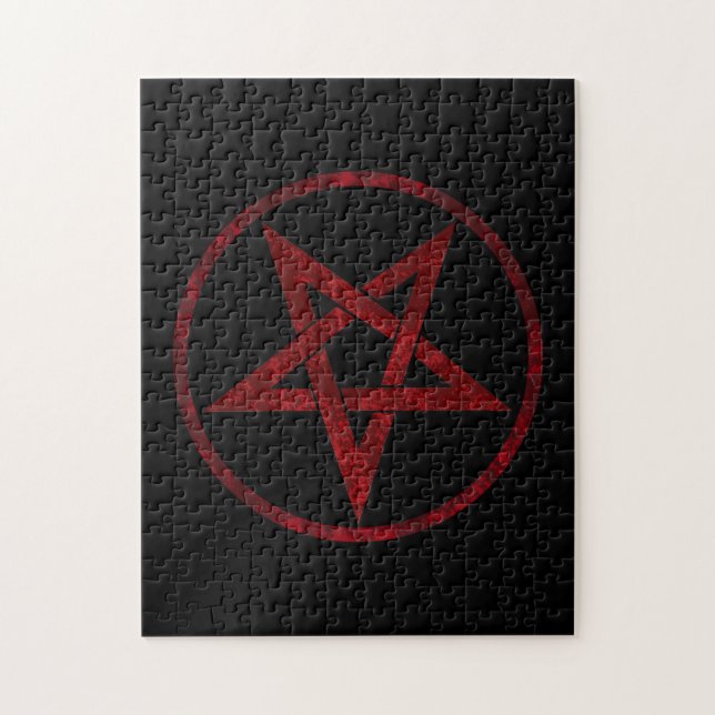 Puzzle Pentagram del diablo Rojo (Vertical)
