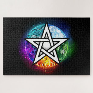 Puzzle Pentagrama de Wiccan