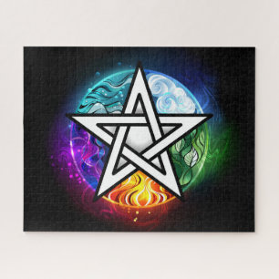 Puzzle Pentagrama de Wiccan