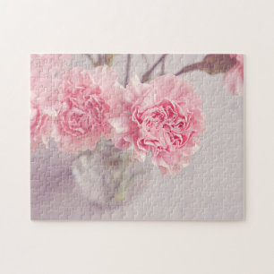 Puzzle Peonías rosadas en la bolsa de vidrio