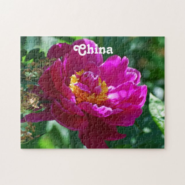 Puzzle Peonies de China (Horizontal)