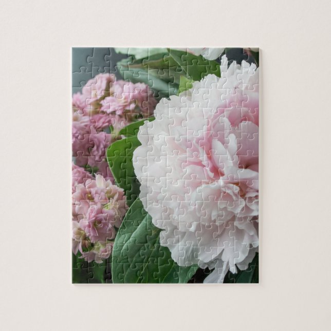 Puzzle Peonies rosados de Rubor (Vertical)