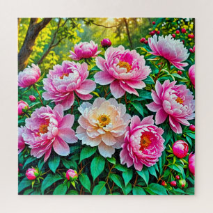 Puzzle Peony Garden
