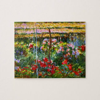 Puzzle Peony Garden Claude Monet Bella Artes