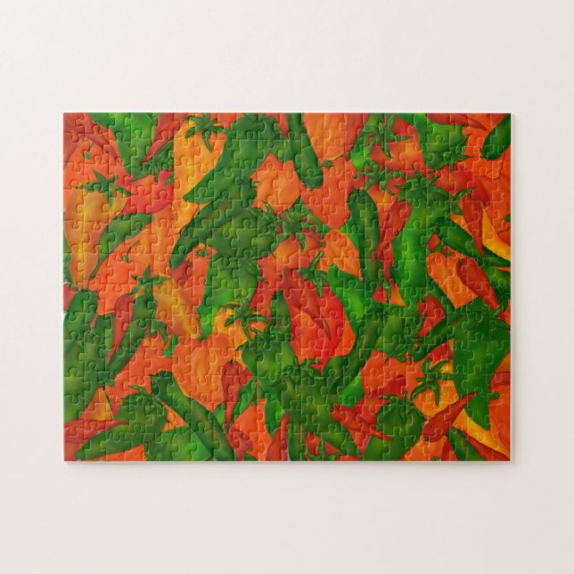 Puzzle Peppers (Horizontal)