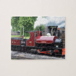 Puzzle Pequeña locomotora del indicador estrecho