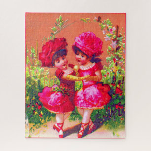 Puzzle Pequeñas bailarinas de tarjetas de comercio de Vic