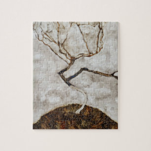 Puzzle Pequeño árbol a finales de otoño por Egon Schiele