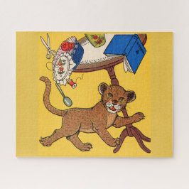 Puzzle Pequeño cachorro de leopardo de los años 1930, lin