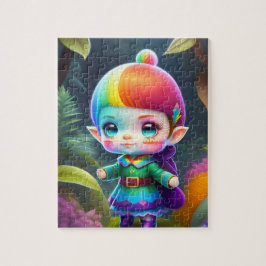 Puzzle Pequeño Chica de Elf Cute