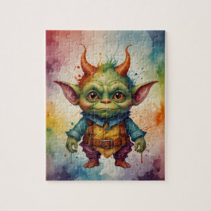 Puzzle Pequeño goblin colorido