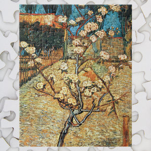 Puzzle Pequeño peral en flor de Vincent van Gogh